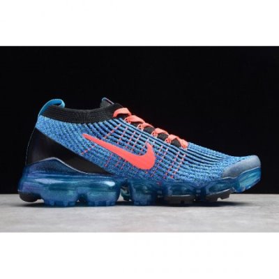 Nike Air Vapormax Flyknt 3.0 Kraliyet Mavisi / Floresan Kırmızı Koşu Ayakkabısı Türkiye - 5NFCYUM0